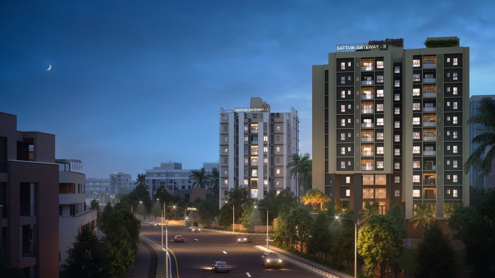 Sattvik Gateway Towers Newtown